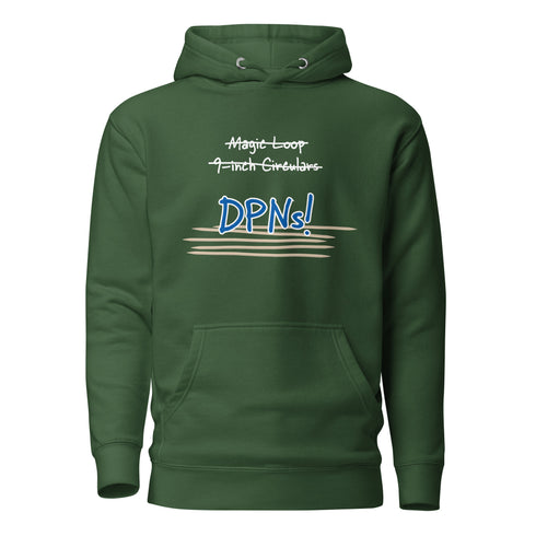Double Pointed Needles DPNs Hoodie for Knitters